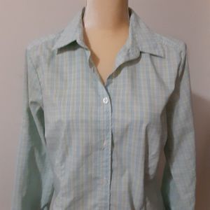 Vintage "Nature Gear" button front shirt L hiking